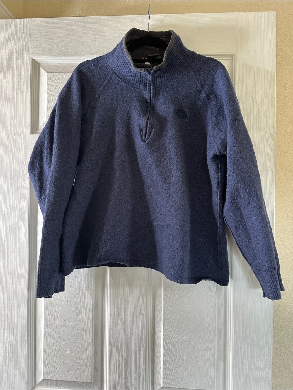 Men's Navy Half-Zip Sweater